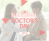 National Doctor's Day Facebook Post Design