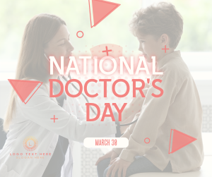 National Doctor's Day Facebook post Image Preview