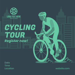 City Cycling Tour Instagram post