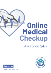 Online Medical Checkup Poster Image Preview