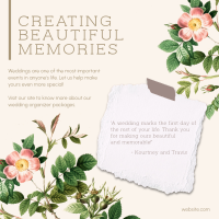 Creating Beautiful Memories Linkedin Post Image Preview