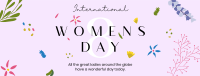 Women's Day Flower Overall Facebook Cover Design