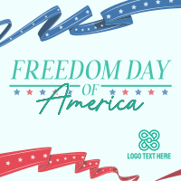 Freedom Day of America Linkedin Post Image Preview