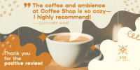 Quirky Cafe Testimonial Twitter Post Image Preview