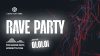 Rave Party Vibes Facebook event cover Image Preview