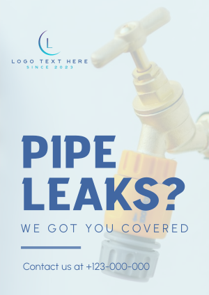 Leaky Pipes Flyer Image Preview