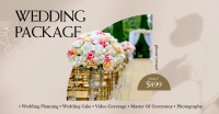 Wedding Flower Bouquet Facebook Ad Design