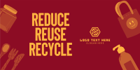 Reduce Reuse Recycle Twitter post Image Preview