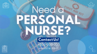 Modern Personal Nurse Facebook Event Cover Design