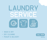 Washing Service Facebook Post Design