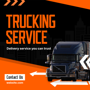 Truck Moving Service Instagram post Image Preview