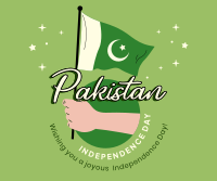 Raise Pakistan Flag Facebook Post Design