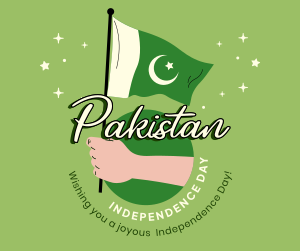 Raise Pakistan Flag Facebook post Image Preview