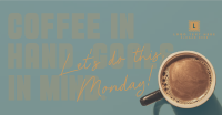 Coffee Motivation Quote Facebook Ad Design