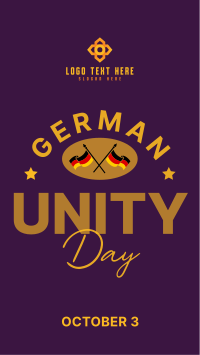 It's German Unity Day YouTube Short Design