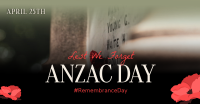 Silhouette Anzac Day Facebook Ad Design