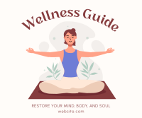 Yoga For Self Care Facebook Post Design