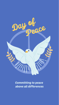 World Peace Dove Facebook Story Preview