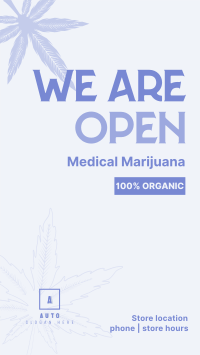 Order Organic Cannabis Facebook story Image Preview