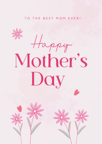 Mother's Day Greetings Poster Design