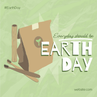 Everyday Earth Day Instagram post Image Preview
