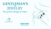 Gentleman's Jewelry Facebook Event Cover Design
