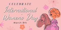 Celebrate Women's Day Twitter Post Design