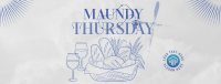 Maundy Thursday Supper Facebook Cover Design