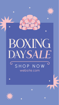 Boxing Day Sparkles Facebook Story Design