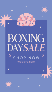 Boxing Day Sparkles Facebook story Image Preview