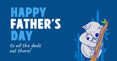 Father's Day Koala Facebook ad Image Preview