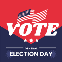 US General Election Instagram Post Design
