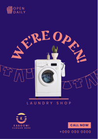 Laundry Washer Flyer Image Preview