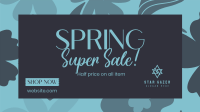 Spring Has Sprung Sale Facebook Event Cover Image Preview