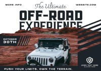 Off-road Adventure Event Postcard Preview