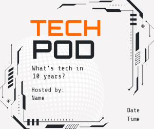 Technology Podcast Session Facebook post Image Preview