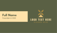 Wheat Windmill Farm Business Card Preview