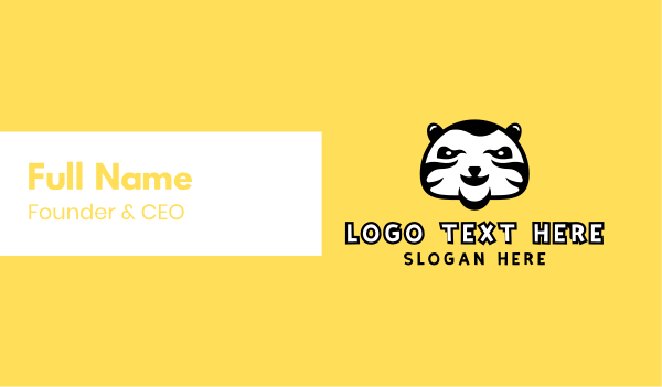 Tiger Cat Zoo Business Card Design Image Preview