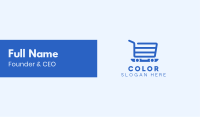 Online Shopping Cart Business Card Image Preview