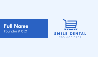 Online Shopping Cart Business Card Image Preview