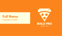 Shiny Pizza Restaurant Business Card Image Preview