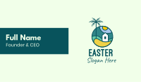 Tropical Beach House Business Card Image Preview