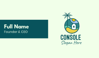 Tropical Beach House Business Card Image Preview