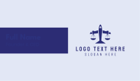 Blue Legal Plane Scales Business Card Image Preview