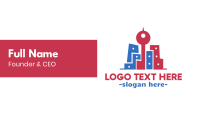 Red Blue City Business Card Design Image Preview