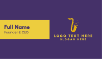 Jazz Saxophone Music Business Card Preview