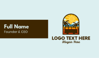 Summer Van Badge Business Card Image Preview