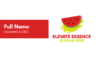 Artistic Watermelon Business Card Image Preview