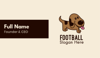 Brown Puppy Dog  Business Card Image Preview