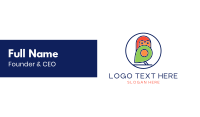 Cute Little Bird Locator Business Card Preview